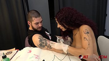 Play Fucking my sexy big tit tattoo artist Mara Martinez