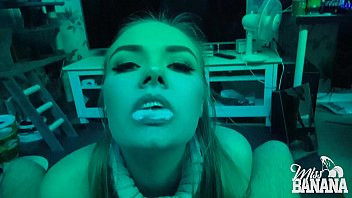 Play Sucking cock and touching myself in the dark