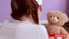 Play Redhead Teen Babe Discusses Day then Sucks & Gets Fucked