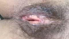 Play Hairy MILF's Stepmom Pussy Wide Open After Fucking