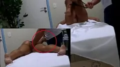 Play Hot Solomon's Client Flashes Her Panties & Rides His Dick
