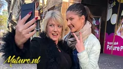 Play 56 Y.O. MILF Amy Dominates Teen Francesca in Tinder Lesbian Hookup