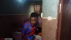 Play Ebony Wife Gets Caught Fucking in Bathroom