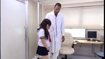 Play Black doctor fuck Japanese lolita Risa Omomo - Part 1