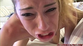 Play Wife fucked silly by her first big black cock