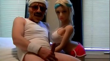 Play Cute Teen Work's Out The Old Man's Cock